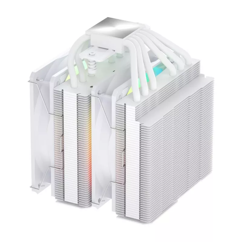 FSP MP7-WA ψύκτρα αέρος CPU, 120 mm, 800–1800 σ.α.λ., 32 dB, LGA1851/1700/1200, AM4/AM5, λευκό