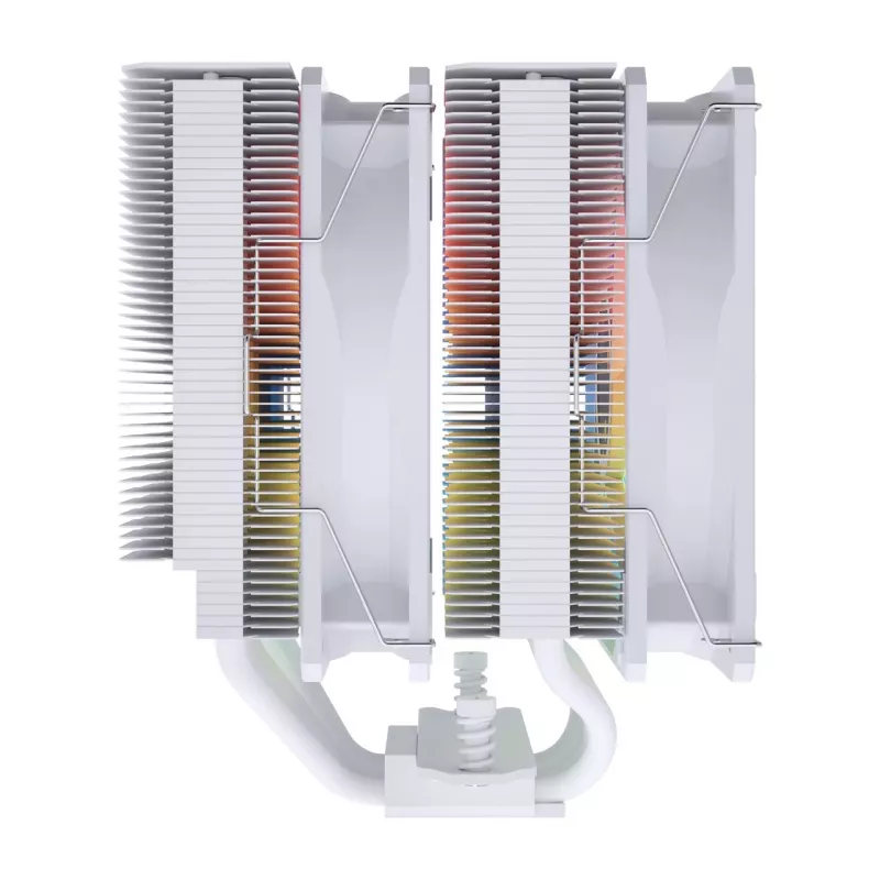 FSP MP7-WA ψύκτρα αέρος CPU, 120 mm, 800–1800 σ.α.λ., 32 dB, LGA1851/1700/1200, AM4/AM5, λευκό