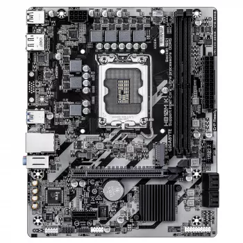 GIGABYTE H810M K Micro ATX Μητρική για Intel Core Ultra (Σειρά 2) — LGA 1851, DDR5 έως 6400 MHz, 1x PCIe 4.0 M.2, 1GbE