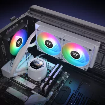 THERMALTAKE Υδρόψυξη – TH240 V2 Ultra ARGB Sync All-In-One Υγρόψυκτος – White Edition