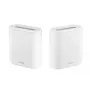ASUS EBM68(2PK) – Expert WiFi Tri-Band (2,4 GHz / 5 GHz / 5 GHz) Wi-Fi 6 (802.11ax) Λευκό 3 εσωτερικές