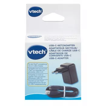 Τροφοδοτικό USB-C VTech 7.5 Watt μαύρο για εκπαιδευτικά παιχνίδια