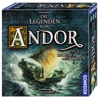 Kosmos 692346 Legends of Andor Μέρος II: Το ταξίδι προς τον βορρά επέκταση επιτραπέζιου παιχνιδιού, 2–4 παίκτες, 90 λεπτά, από 10 ετών