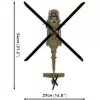 Σετ κατασκευής Cobi Sikorsky UH-60 Black Hawk 928 τούβλα, μοντέλο COBI-5906