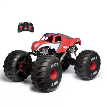 Monster Jam Marvel Mega Spider-Man RC Μονόκυκλο φορτηγό, παντός εδάφους, μήκος άνω των 60 cm, κλίμακα 1:6, Παιχνίδι υπερήρωα για αγόρια και κορίτσια από 4 ετών