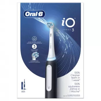Oral-B ηλεκτρική οδοντόβουρτσα για ενήλικες περιστροφική-παλινδρομική μαύρο λευκό