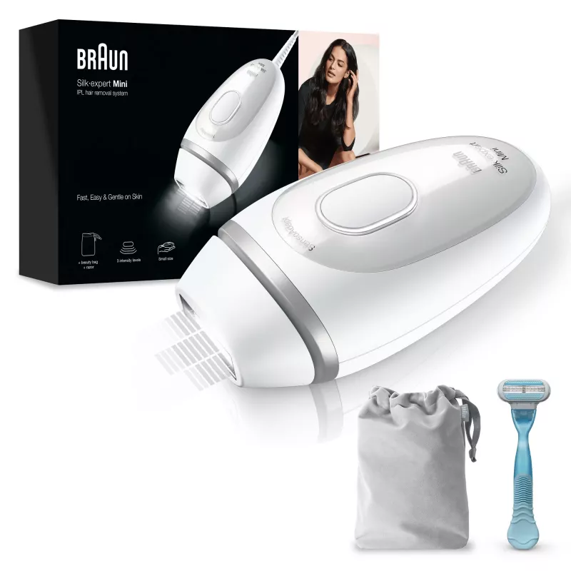 Αποτριχωτική συσκευή Braun Silk-expert Mini PL1124 Intense pulsed light IPL λευκό