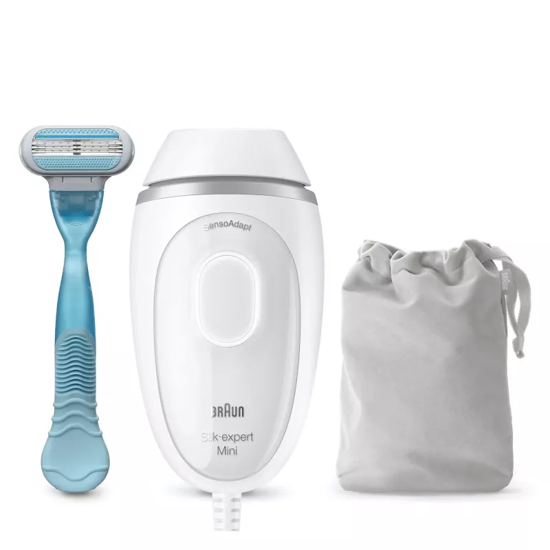Αποτριχωτική συσκευή Braun Silk-expert Mini PL1124 Intense pulsed light IPL λευκό