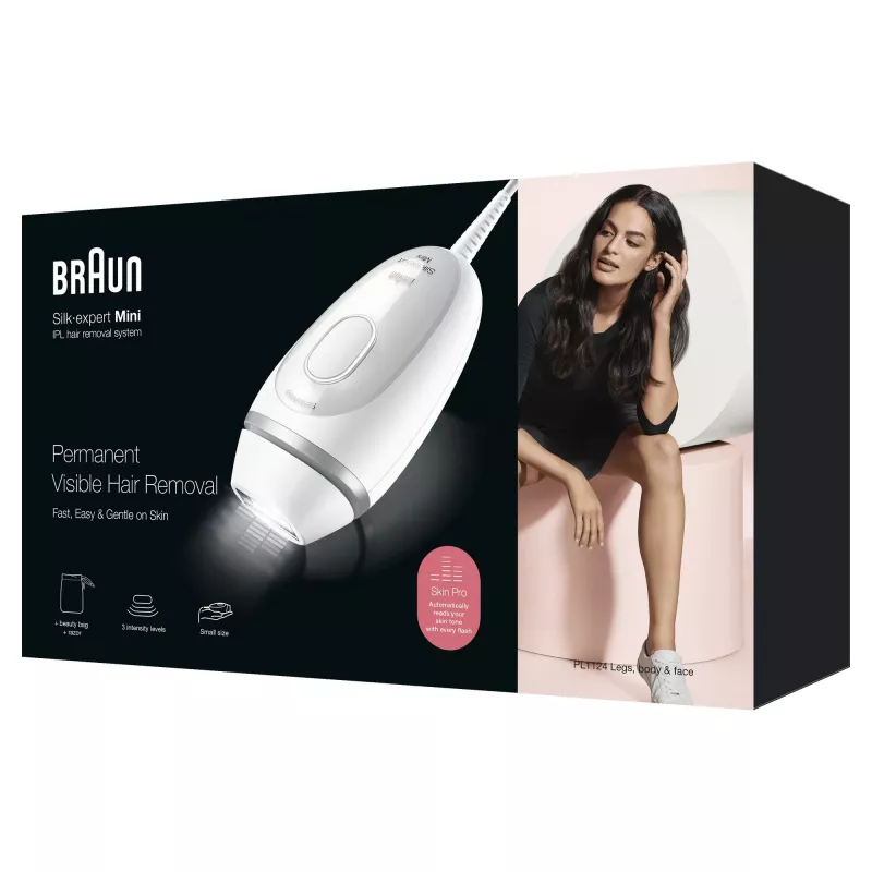 Αποτριχωτική συσκευή Braun Silk-expert Mini PL1124 Intense pulsed light IPL λευκό