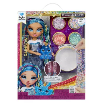 Rainbow High Rainbow Shimmers με Slime Κούκλα μόδας - Skyler (μπλε)