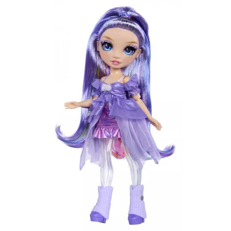 Rainbow High Rainbow Shimmers με βλέννα κούκλα μόδας - Violet (μωβ)