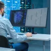 ERGOTRON LX Dual-Stacking-Arm, ψηλή ράβδος (μαύρο ματ)
