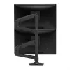 ERGOTRON LX Dual-Stacking-Arm, ψηλή ράβδος (μαύρο ματ)