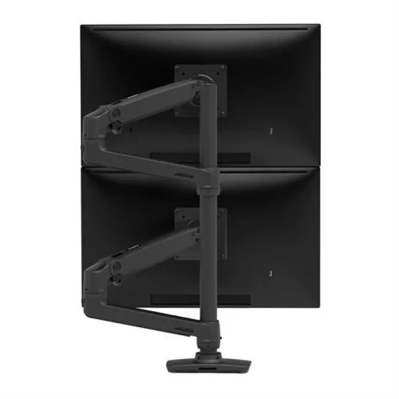 ERGOTRON LX Dual-Stacking-Arm, ψηλή ράβδος (μαύρο ματ)