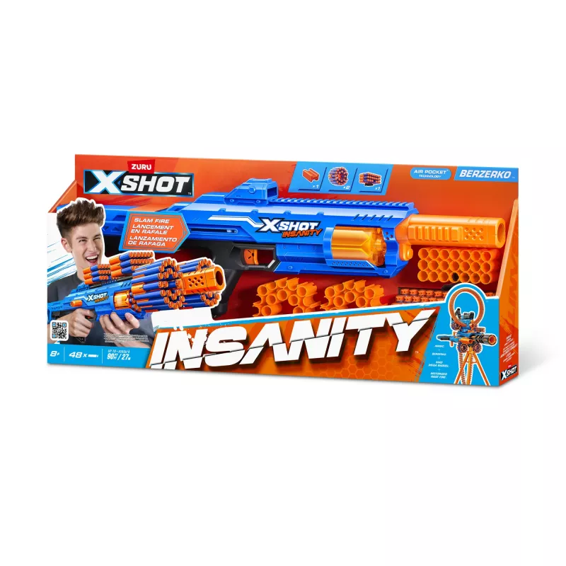 XSHOT Insanity Berzerko (48 βελάκια) ZURU