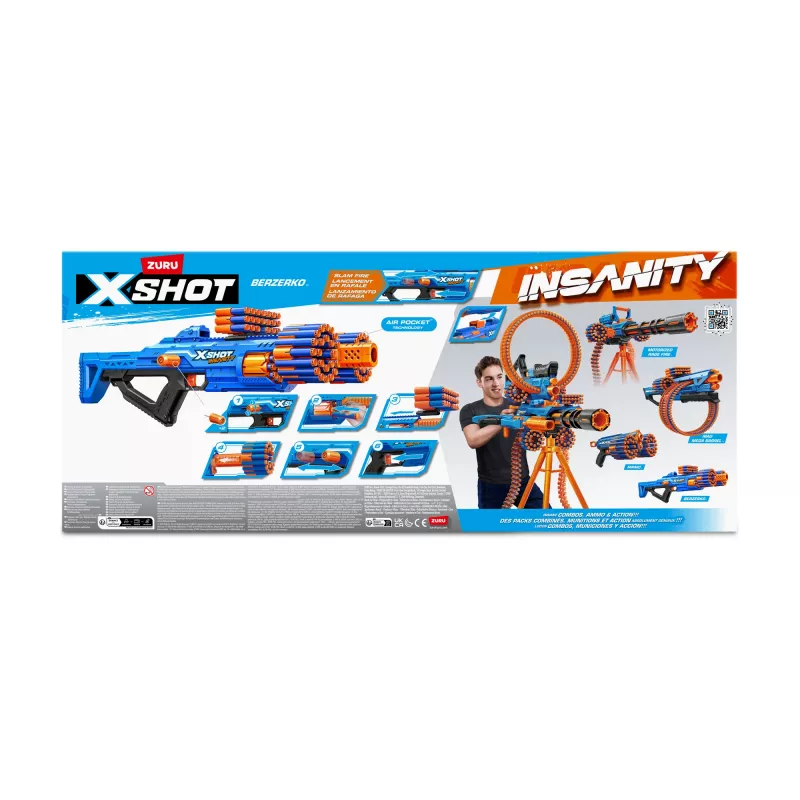 XSHOT Insanity Berzerko (48 βελάκια) ZURU