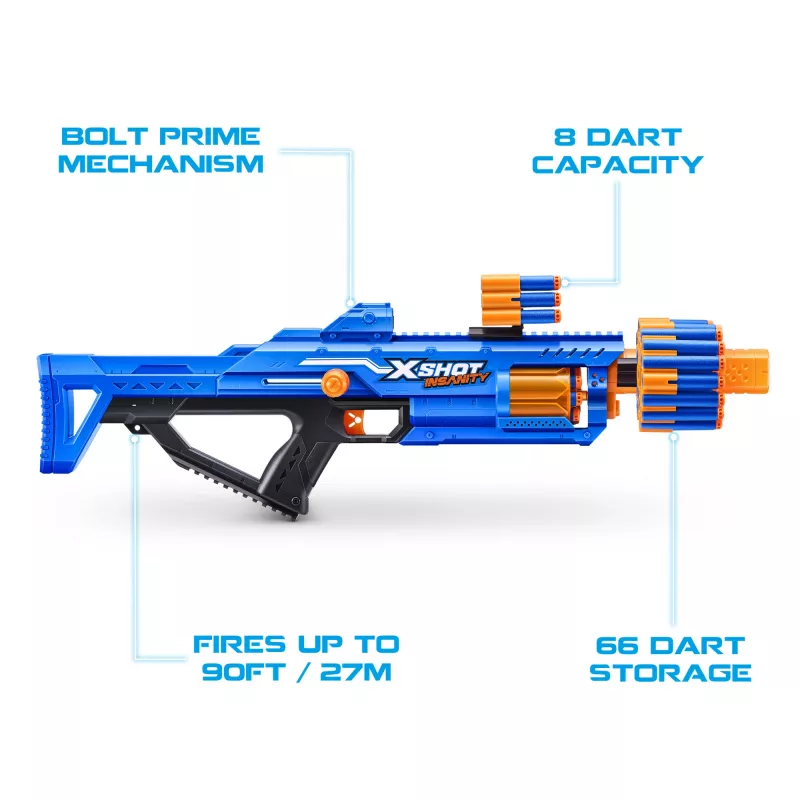 XSHOT Insanity Berzerko (48 βελάκια) ZURU