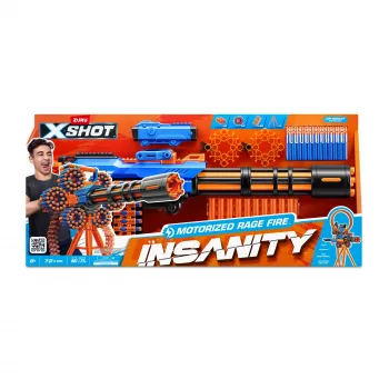 XSHOT Insanity Motorized Rage Fire (72 βελάκια) ZURU