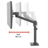 ERGOTRON NX βραχίονας οθόνης - μαύρο ματ