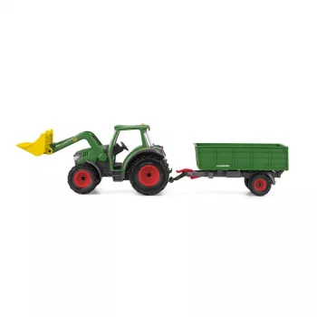 Τρακτέρ με τρέιλερ Schleich FARM WORLD 42608 μαύρο πράσινο κόκκινο κίτρινο