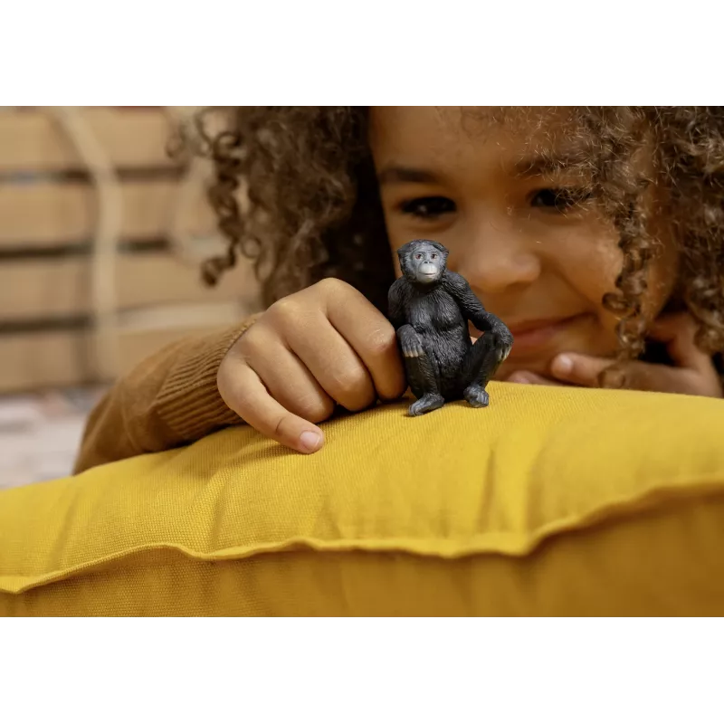 Φιγούρα Schleich WILD LIFE Bonobo θηλυκό 14875 μαύρο 3 ετών