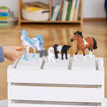 schleich HORSE CLUB Mangalarga Marchador επιβήτορας, 5 ετών, άλογα, μαύρο, καφέ, λευκό, πλαστικό