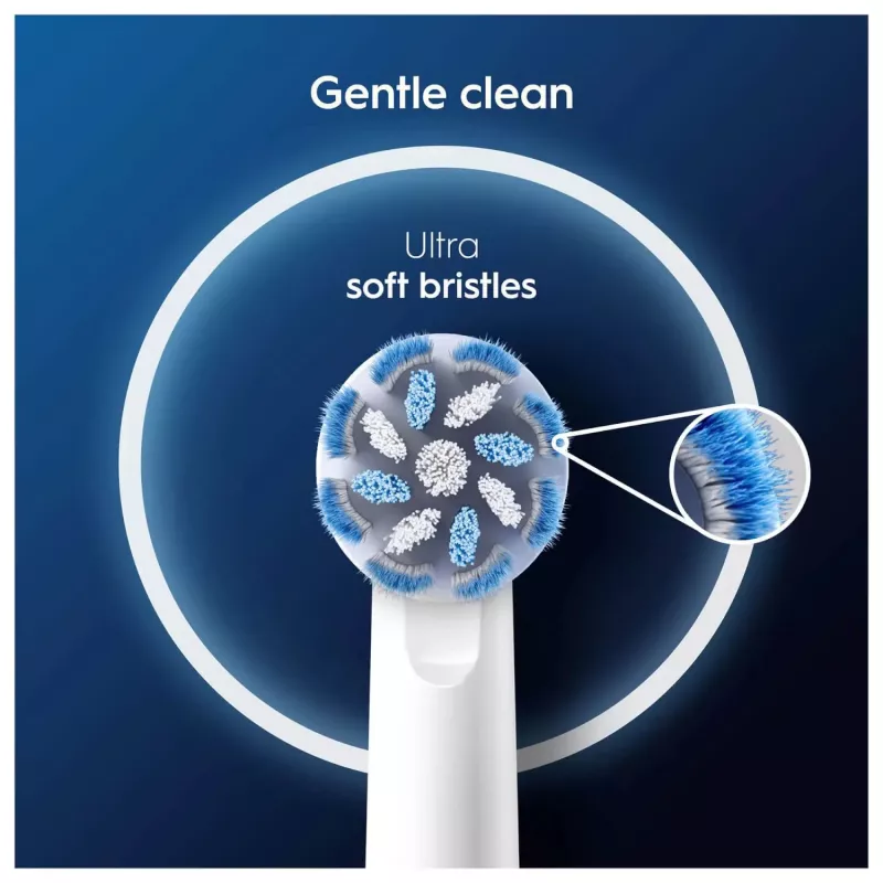 Κεφαλές οδοντόβουρτσας Oral-B Sensitive Clean 12 τεμ. λευκό