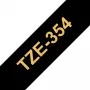Ταινία ετικετών Brother TZe354 24mm χρυσό σε μαύρο