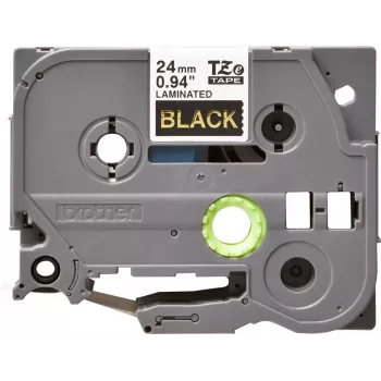 Ταινία ετικετών Brother TZe354 24mm χρυσό σε μαύρο