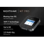 Router κινητής τηλεφωνίας Netgear Nighthawk M7 Pro – Tri-Band Wi‑Fi 2,4/5/6 GHz, 5G Sub6, LTE, Gigabit-Ethernet, USB-C, φορητό, μαύρο
