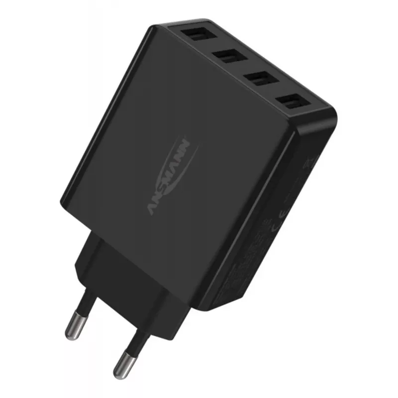 Επιτοίχιος φορτιστής USB ANSMANN 4 θυρών