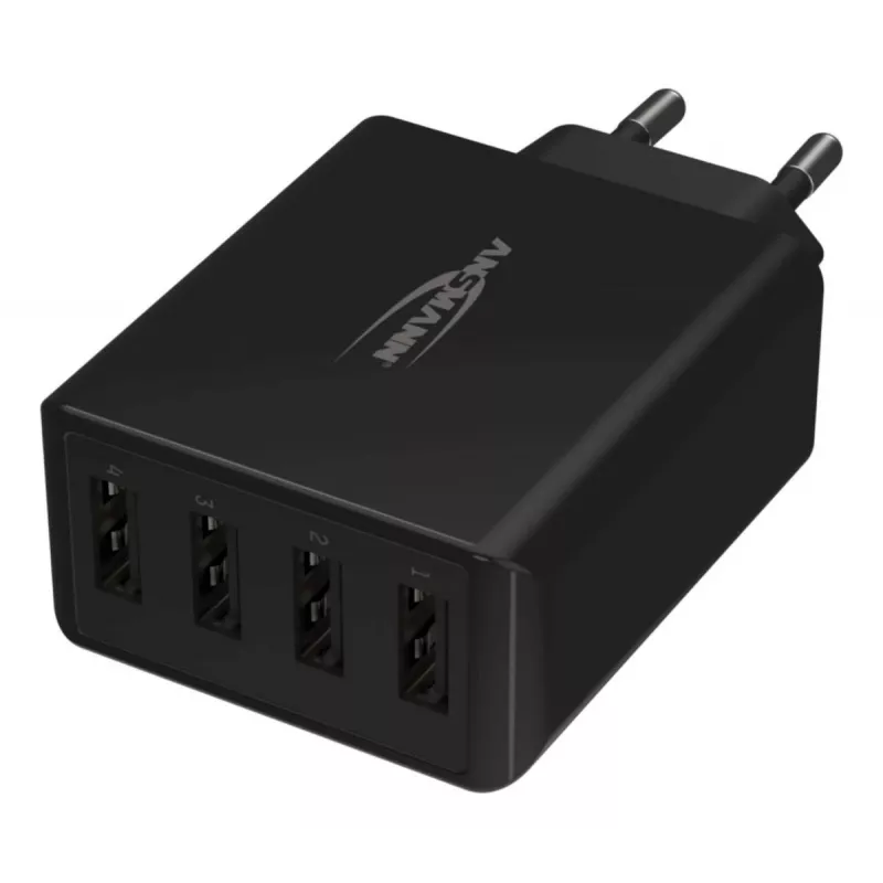 Επιτοίχιος φορτιστής USB ANSMANN 4 θυρών