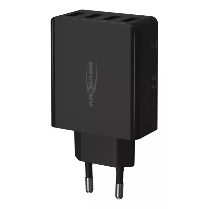 Επιτοίχιος φορτιστής USB ANSMANN 4 θυρών