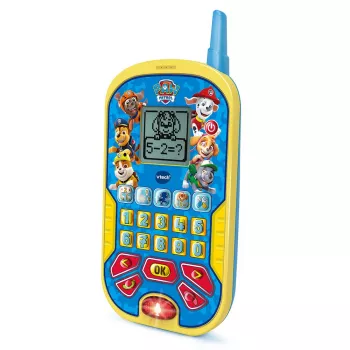 Παιδικό τηλέφωνο VTech PAW Patrol Εκπαιδευτικό κινητό — για παιδιά από 2 ετών, μπλε/κίτρινο, 140 g