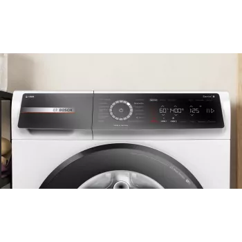 Bosch Serie 8 WGB244A40 πλυντήριο ρούχων εμπρόσθιας φόρτωσης, 9 kg, 1400 στρ./λεπτό, i-Dos, λευκό/μαύρο