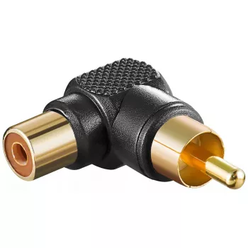 Προσαρμογέας RCA 90° Goobay 11685