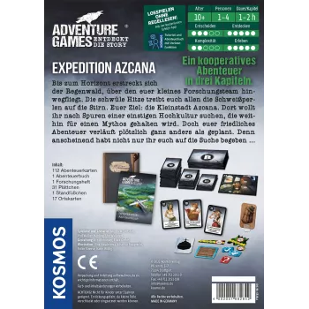 Kosmos Adventure Games - Expedition Azcana Επιτραπέζιο παιχνίδι Ταξίδια/Περιπέτεια