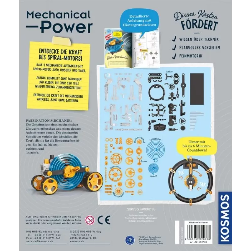 Kosmos Mechanical Power, Ρομπότ, Μηχανική, 8 ετών, Πολύχρωμο