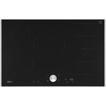 Neff N 90 μαύρο εντοιχιζόμενες επαγωγικές εστίες 80 cm 5 ζώνες