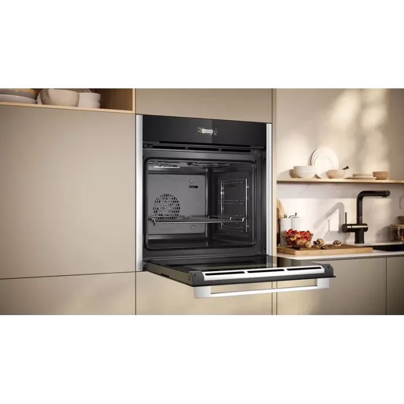 Neff N 70 B24CR31N0 Φούρνος 71 L μαύρο, ανοξείδωτο χάλυβας