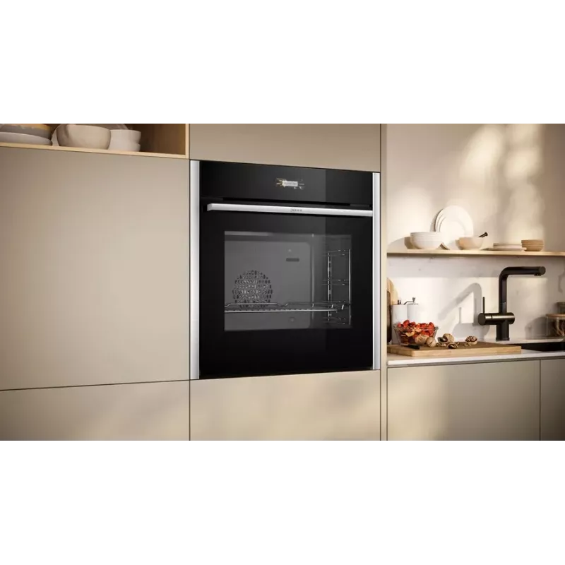 Neff N 70 B24CR31N0 Φούρνος 71 L μαύρο, ανοξείδωτο χάλυβας
