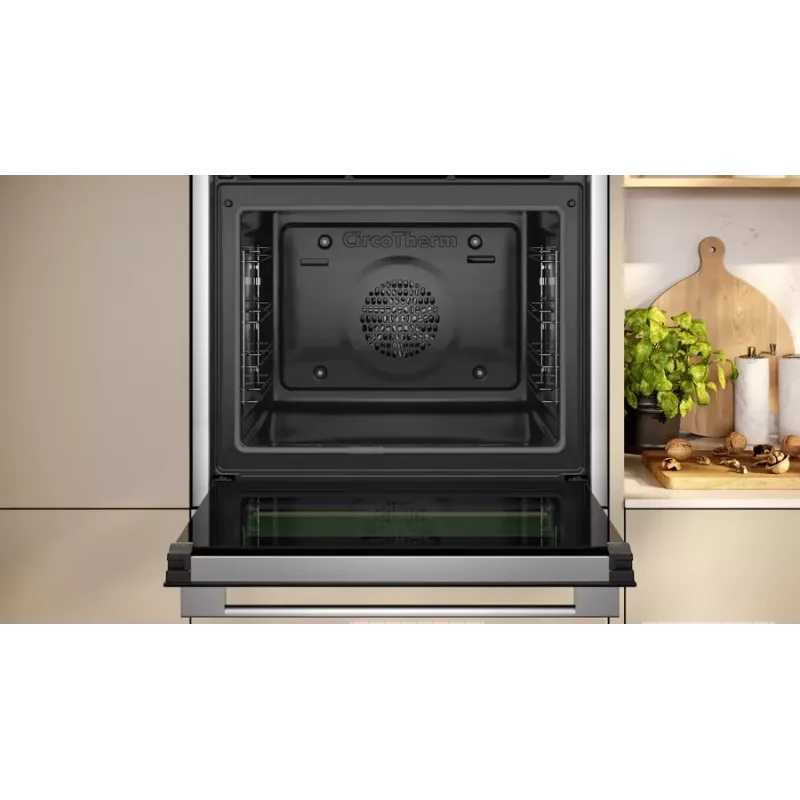 Neff N 70 B24CR71N0 Φούρνος 71 L μαύρο, ανοξείδωτο χάλυβας