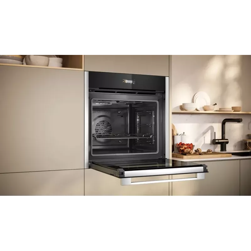 Neff N 70 B24CR71N0 Φούρνος 71 L μαύρο, ανοξείδωτο χάλυβας