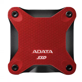 Εξωτερικός SSD ADATA SD620 512 GB, USB 3.2 Gen 2 Micro-USB B, κόκκινο, Θήκη σιλικόνης
