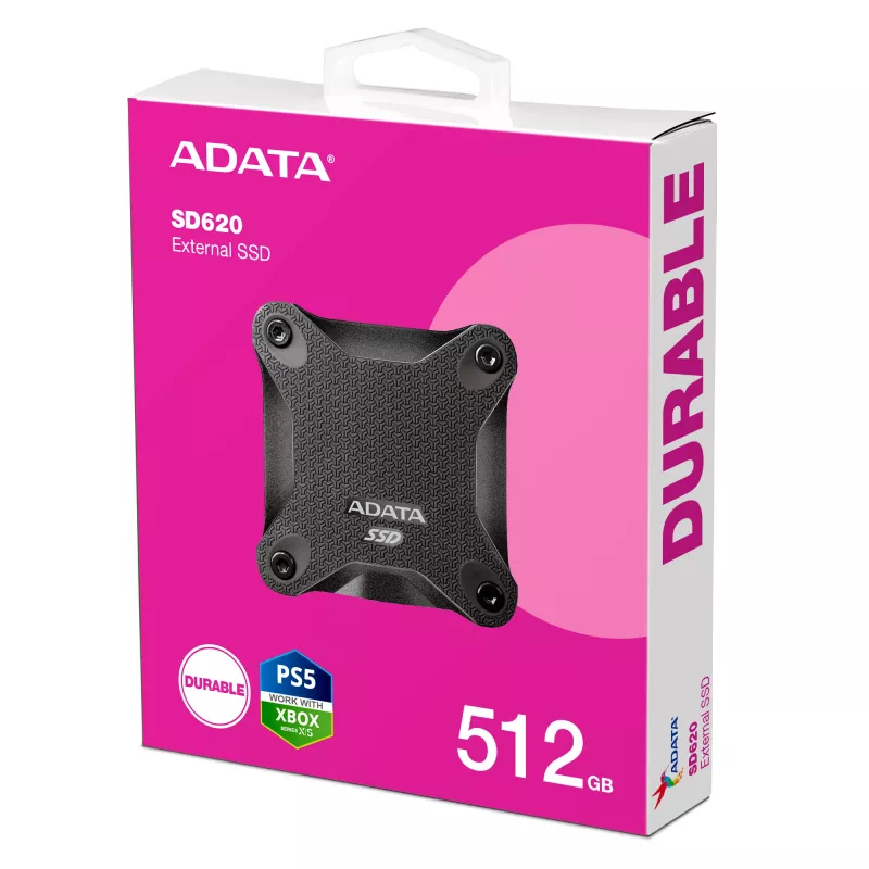 ADATA SD620 512 GB Micro-USB B 3.2 Gen 2 (3.1 Gen 2) Μαύρο