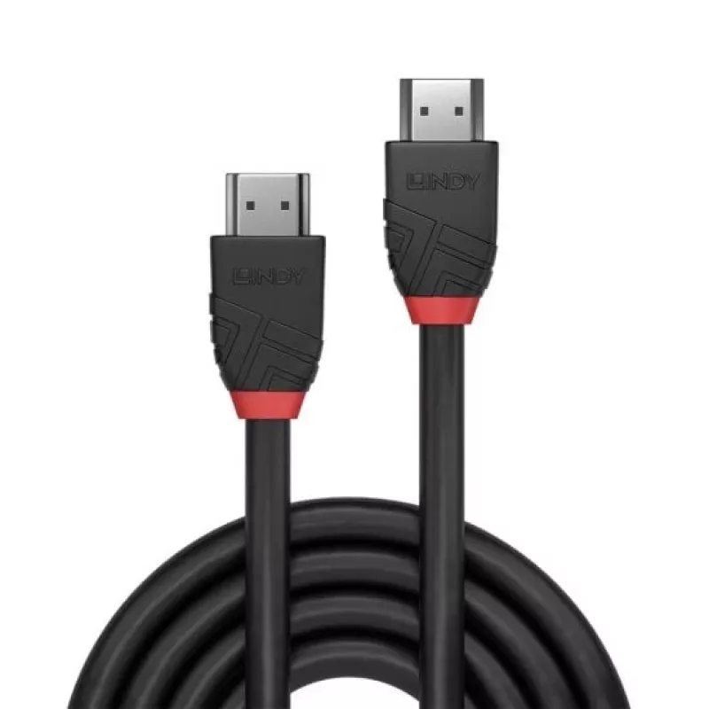 Lindy 1m καλώδιο HDMI 8K60Hz, Black Line