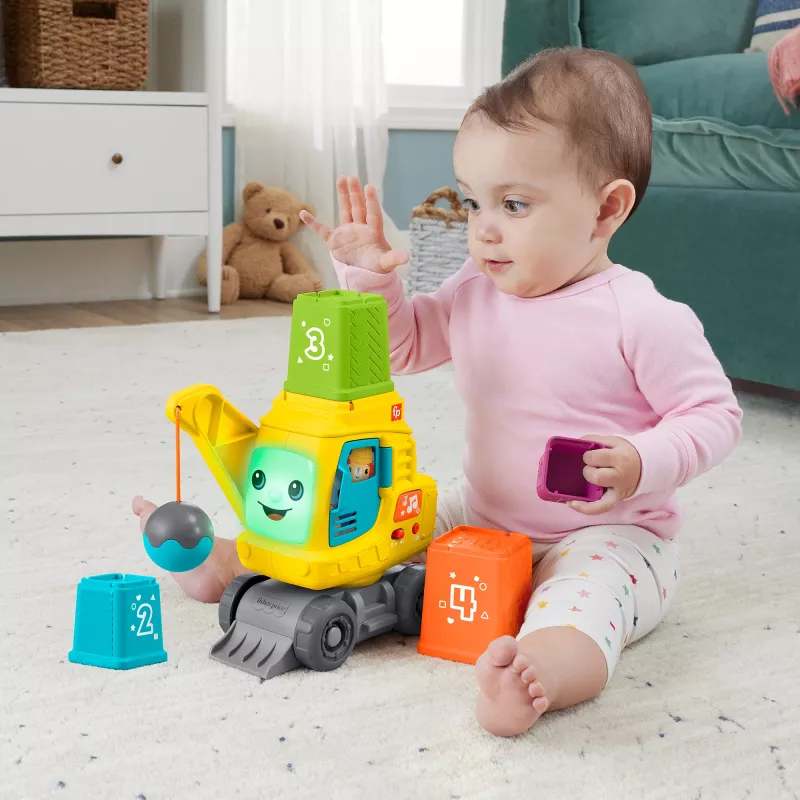Mattel Count & Stack Γερανός Παιχνίδι Δεξιότητας