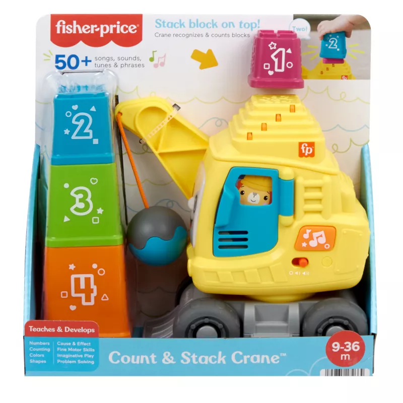 Mattel Count & Stack Γερανός Παιχνίδι Δεξιότητας
