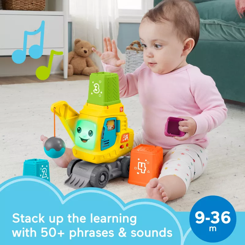 Mattel Count & Stack Γερανός Παιχνίδι Δεξιότητας