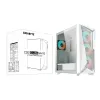 GIGABYTE C301GW κουτί υπολογιστή Midi Tower λευκό